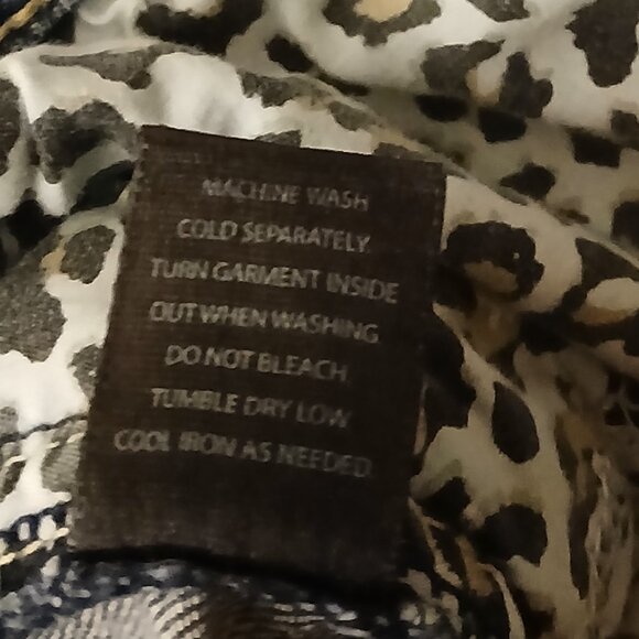 White House Black Market Capri Jeans 14 Blanc Zipped Cuffs Blue Denim Stretch - Picture 7 of 9